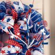 27  Glitter Ball Tubing Spray: Red, White, Blue Patriotic Fashion