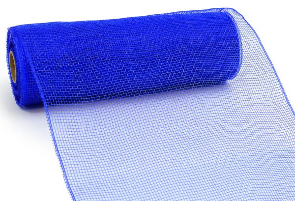 10  Poly Deco Mesh: Royal Blue Fashion