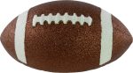 11  Football Accent: Metallic Glitter Brown on Sale