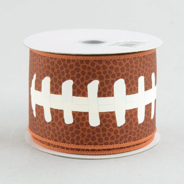 2.5  Football Laces Ribbon (10 Yards) Hot on Sale