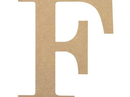 10  Decorative Wood Letter: F Supply