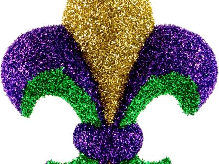 13.75  PGG Tinsel Fleur De Lis Decoration Supply