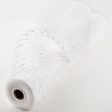 21  Snowball Deco Mesh: White (10 Yards) For Discount