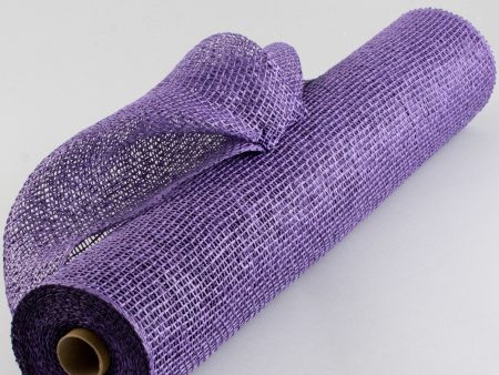 21  Poly Burlap Deco Mesh: Purple Online Sale