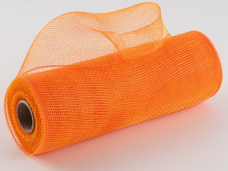 10  Poly Deco Mesh: 2-Tone Orange Gold For Discount