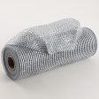 10  Poly Mesh Rolls: Deluxe Wide Platinum Silver Foil Online