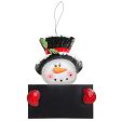 16  Metal Snowman Chalkboard Sign For Cheap