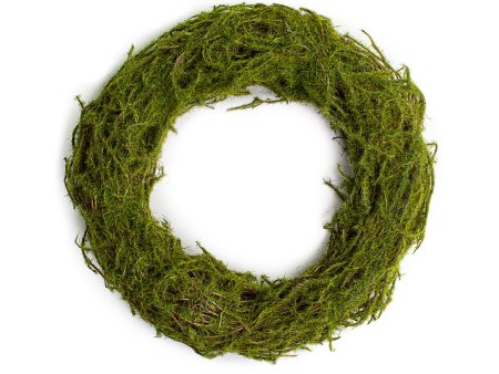 12  Mossy Angel Vine Twig Wreath: Green Fashion