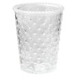 5  Clear Glass Hobnail Vase on Sale