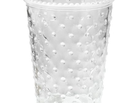 5  Clear Glass Hobnail Vase on Sale