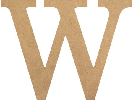 10  Decorative Wood Letter: W For Cheap