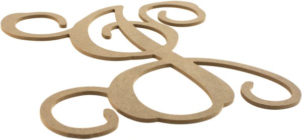 12  Wood Letter Vine Monogram: J For Discount