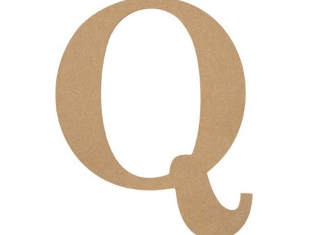 10  Decorative Wood Letter: Q For Sale