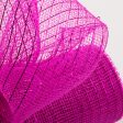 10  Poly Deco Mesh: Metallic Hot Pink Online Hot Sale