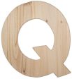 12  Natural Wood Letter: Q Online