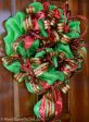 15-24  Tinsel Ball Work Wreath Form: Red Hot on Sale