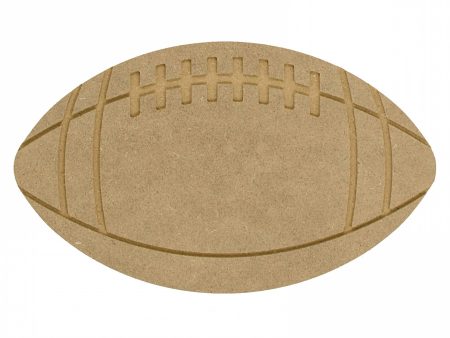 11  Decorative Wooden Football: Natural Supply