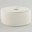 2.5  Poly Deco Mesh Ribbon: White Discount