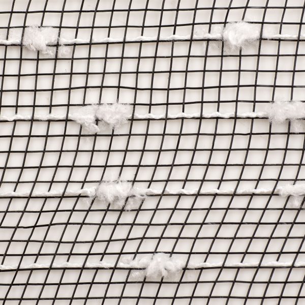 10  Snowball Deco Mesh: Black & White (10 Yards) Online Sale