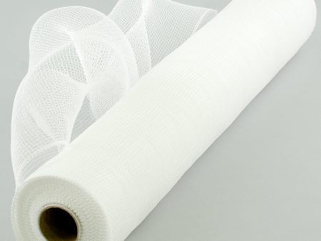 21  Poly Deco Mesh: White on Sale