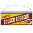 12x5 Collegiate Tin Sign: Minnesota Golden Gophers Discount