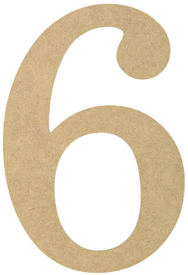 10  Decorative Wood Number: 6 Supply