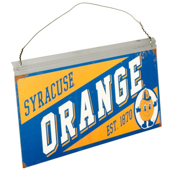 12x5 Collegiate Tin Sign: Syracuse Orange Online