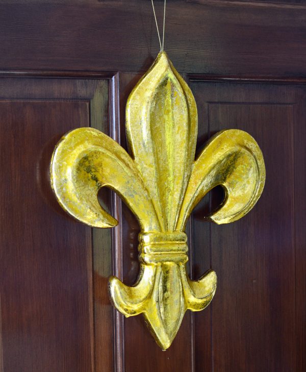 16  Gold Leaf Fleur De Lis Decoration Online Hot Sale