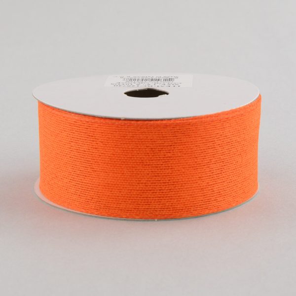 1.5  Classic Faux Jute Ribbon: Orange (10 Yards) For Cheap