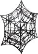 13  Glittered Spider Web: Black Cheap