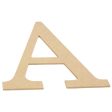 10  Decorative Wood Letter: A For Cheap