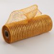 10  Poly Deco Mesh: Metallic Brown Gold Online