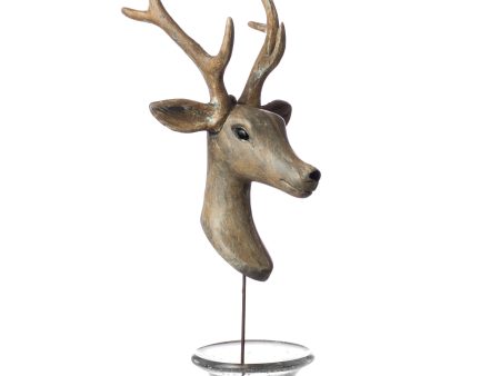 18  Deer Head Pick: Wood Grain Online