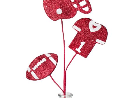 24  Glitter Football, Helmet & Jersey Pick: Crimson & White Online now