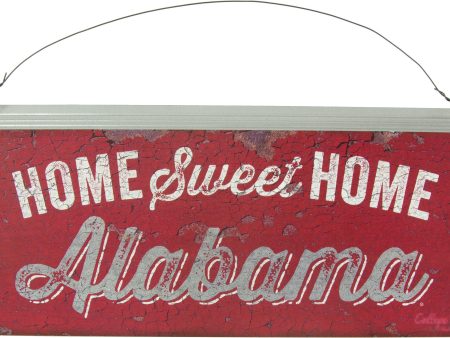 12x5 Collegiate Tin Sign: Alabama Home Online