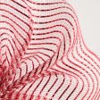 10  Poly Deco Mesh: Deluxe Wide Red White Stripe Fashion