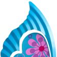 12  Tin Butterfly Hanger: Turquoise Blue Sale