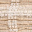 10  Snowdrift Jute Check Deco Mesh: Natural & White For Cheap