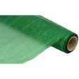 17  Crinkle Fabric Roll: Metallic Emerald Green (5 Yards) Hot on Sale