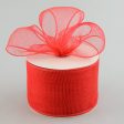 4  Poly Deco Mesh Ribbon: Red Online now