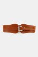 Wide Elastic Belt with Alloy Buckle Online