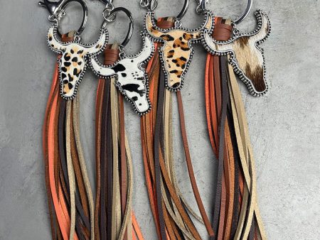 Bull Shape Fringe Key Chain Online Hot Sale