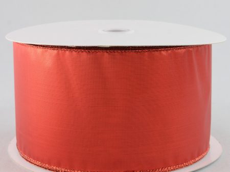 4  Red Lamé Ribbon (50 Yards) Online now