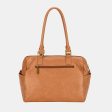 David Jones Zipper PU Leather Handbag on Sale