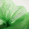 21  Poly Deco Mesh: Metallic Lime Green Online now