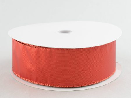 2.5  Red Lamé Ribbon (50 Yards) For Discount