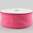 2.5  Faux Burlap: Dark Pink (25 Yards) Cheap