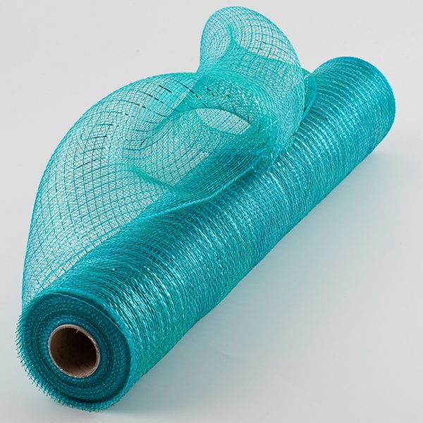 21  Poly Deco Mesh: Metallic Teal Online now