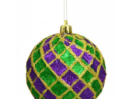 PGG Diamond Ball Ornament: 100MM For Cheap