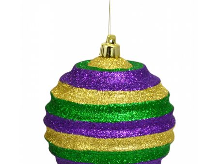 PGG Glitter Groove Ball Ornament: 100MM Online